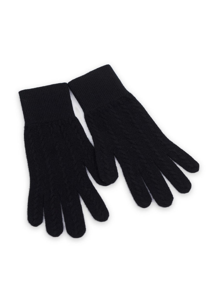 Cashmere Ladies Cable Gloves