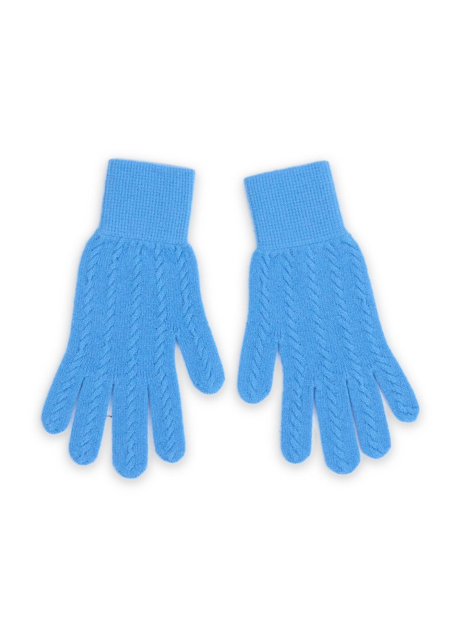 Cashmere Ladies Cable Gloves