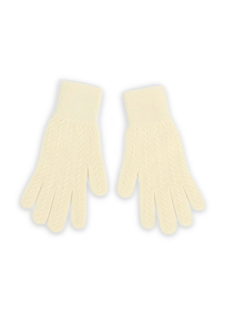 Cashmere Ladies Cable Gloves