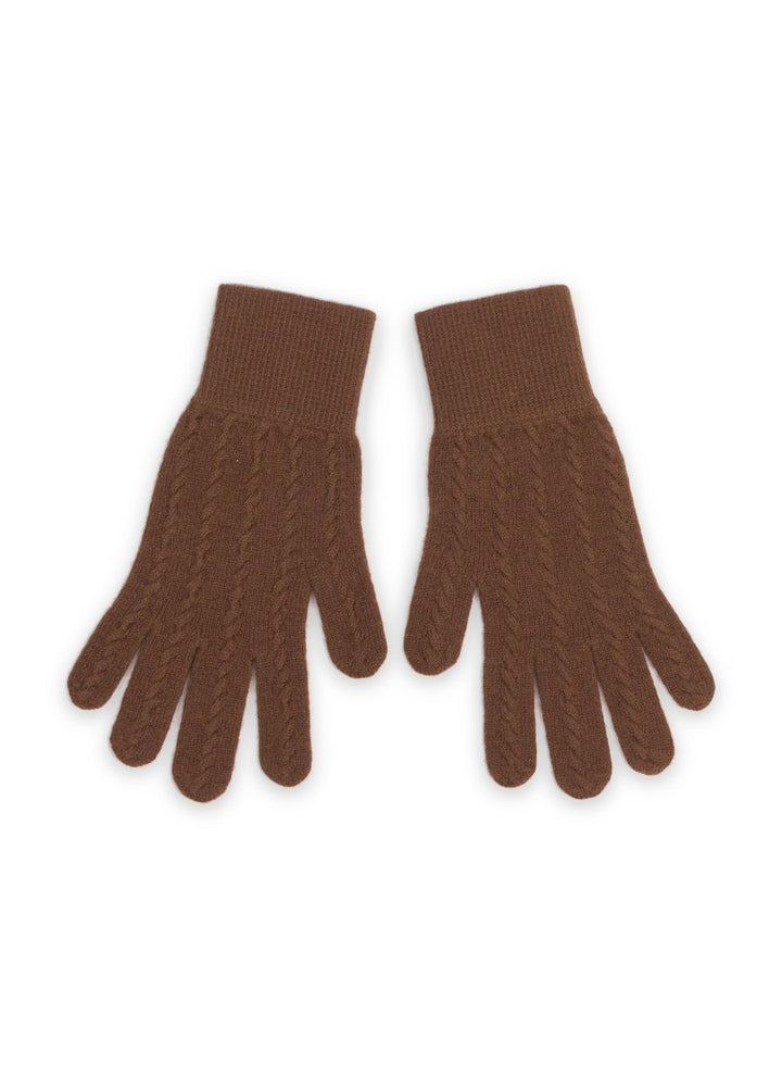 Cashmere Ladies Cable Gloves
