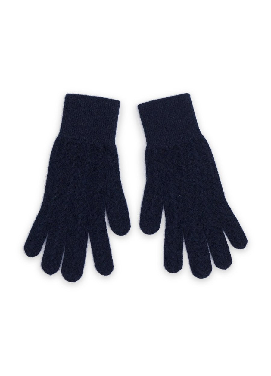 Cashmere Ladies Cable Gloves