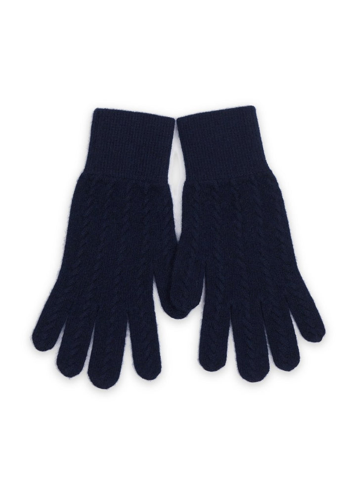 Cashmere Ladies Cable Gloves