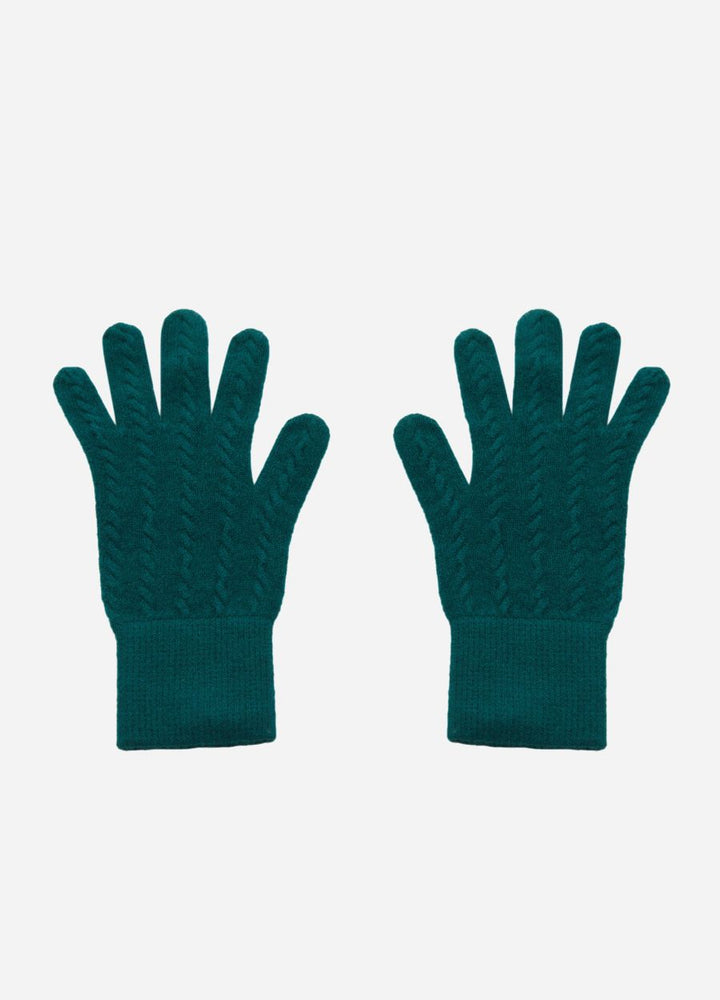 Cashmere Ladies Cable Gloves
