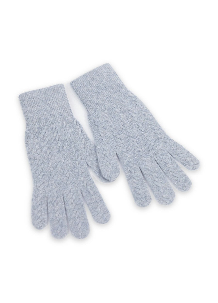 Cashmere Ladies Cable Gloves