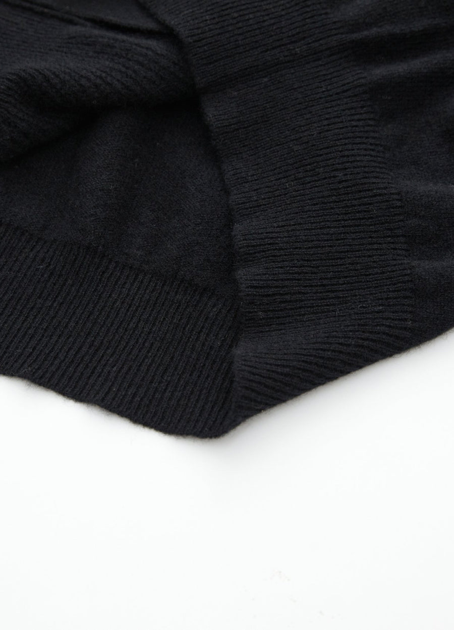 Cashmere Cable Detail-Button Gilet