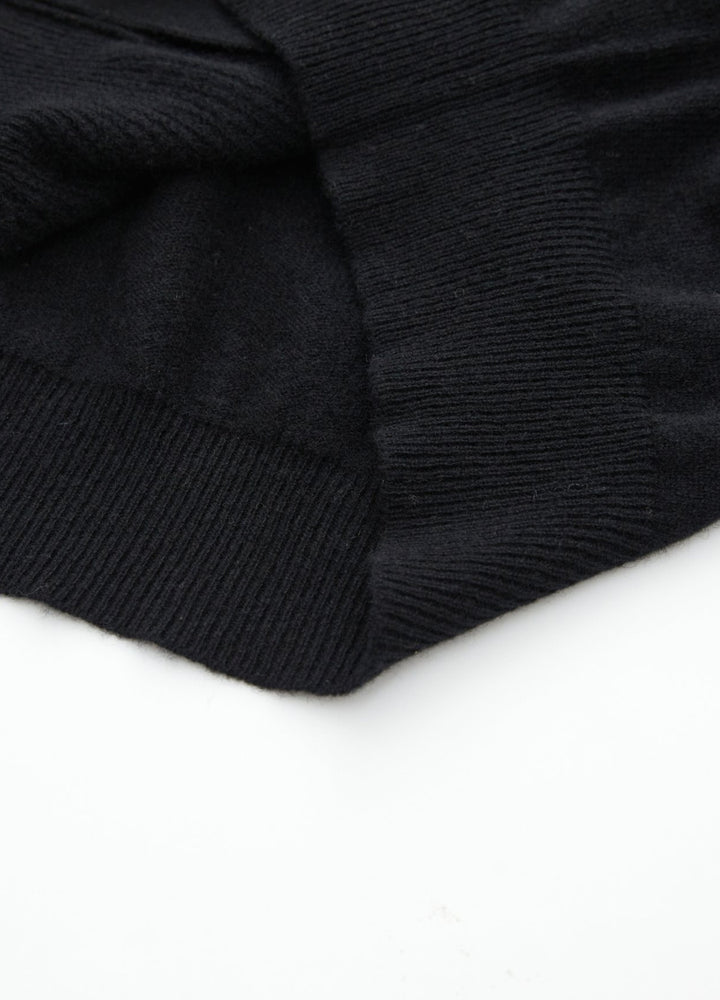 Cashmere Cable Detail-Button Gilet