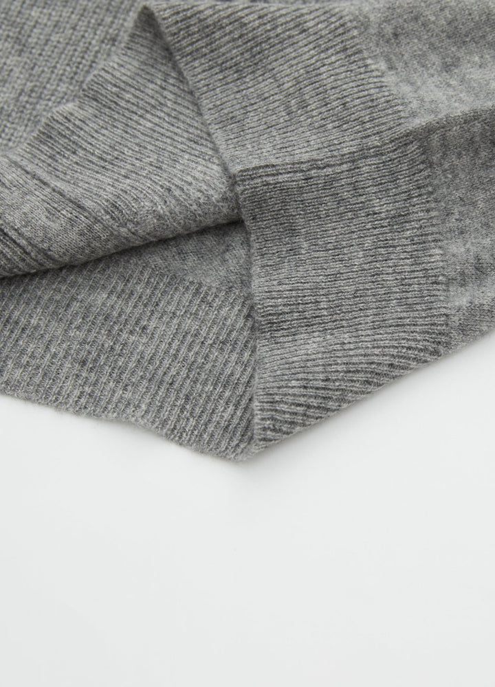 Cashmere Cable Detail-Button Gilet