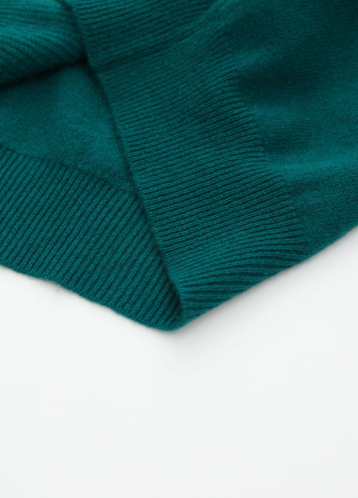 Cashmere Cable Detail-Button Gilet
