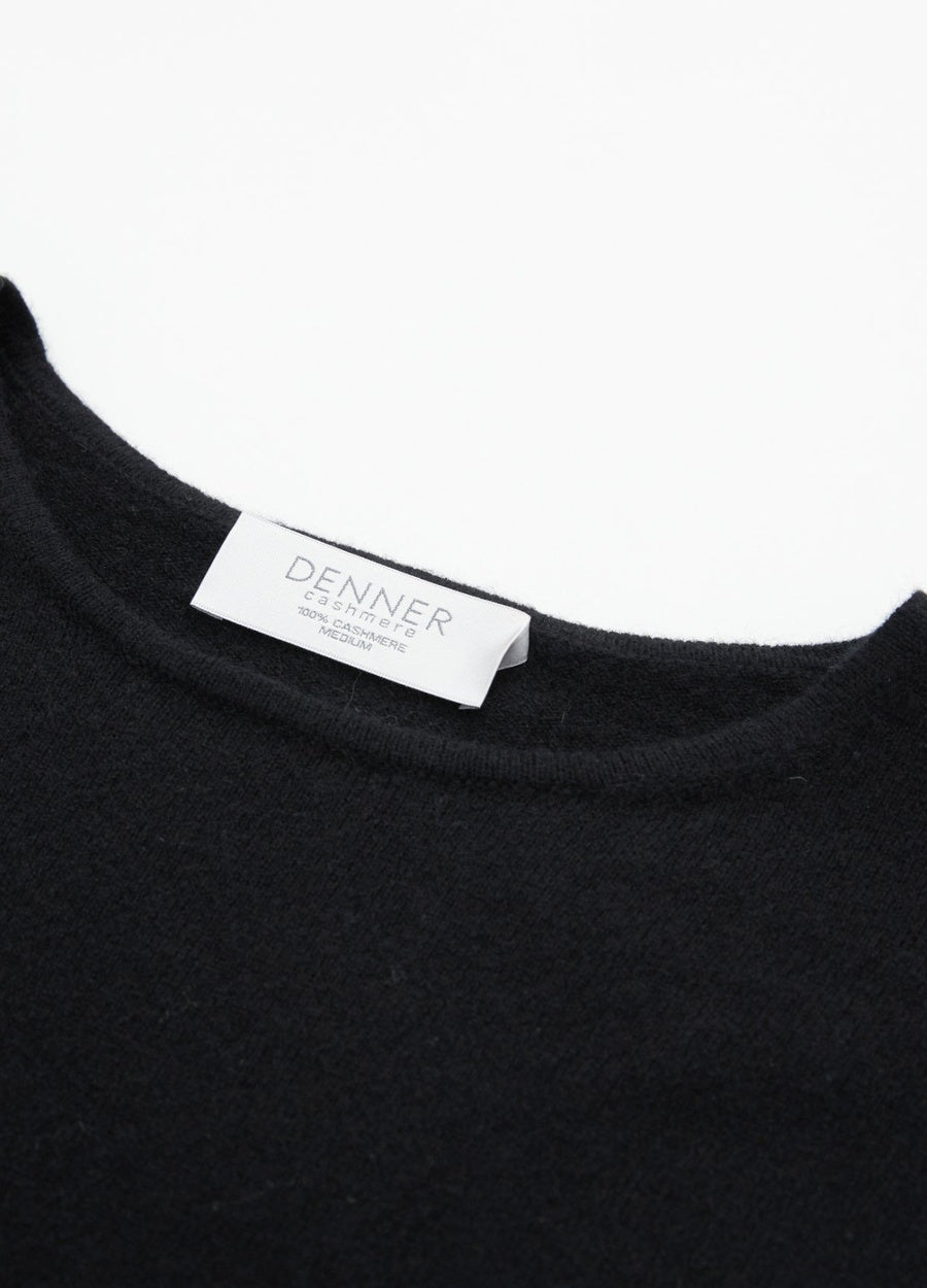 Cashmere Curved-Hem Jumper