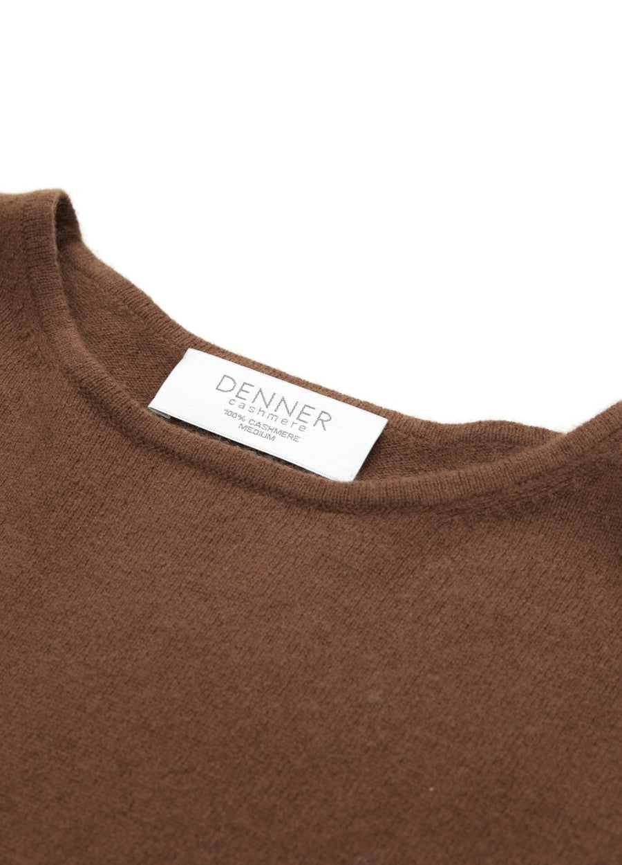 Cashmere Curved-Hem Jumper