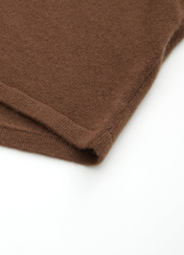 Cashmere Curved-Hem Jumper