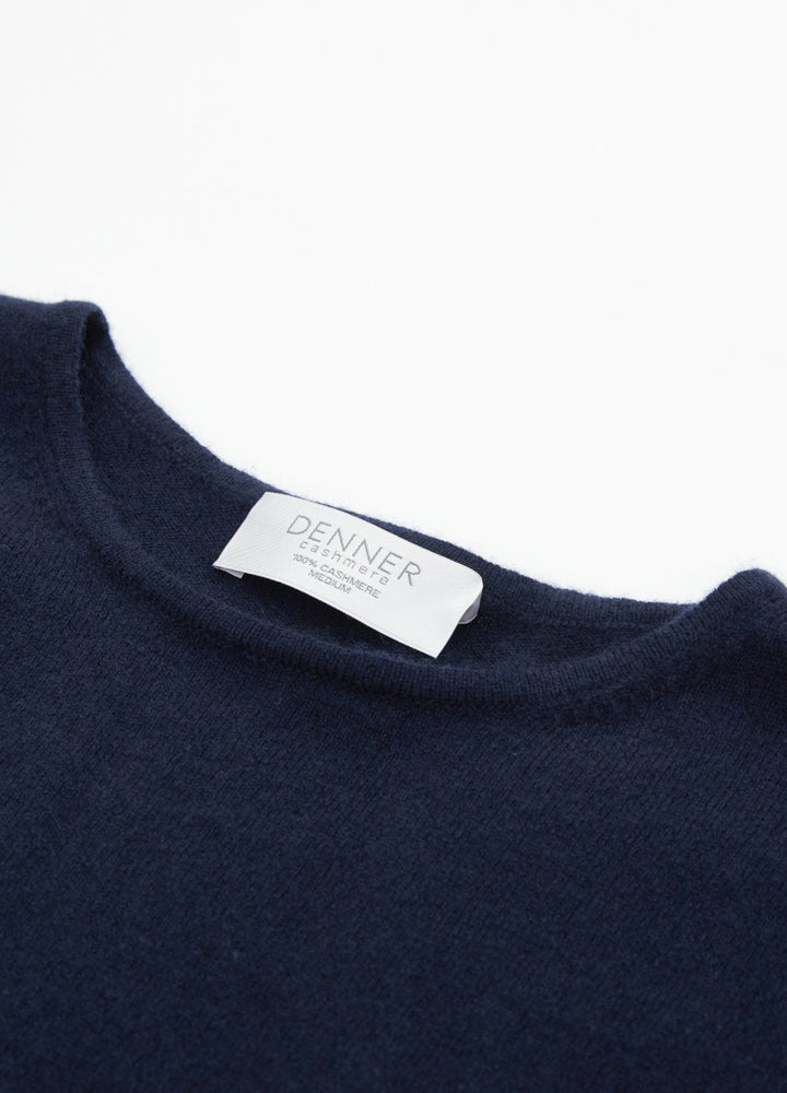 Cashmere Curved-Hem Jumper