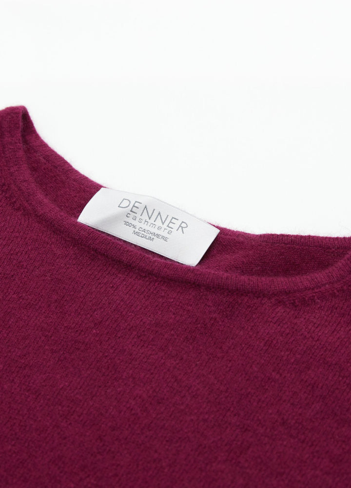 Cashmere Curved-Hem Jumper