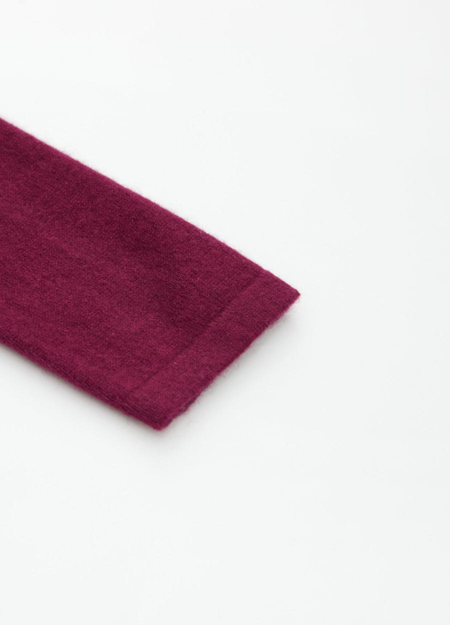 Cashmere Curved-Hem Jumper