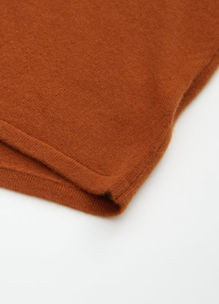 Cashmere Curved-Hem Jumper