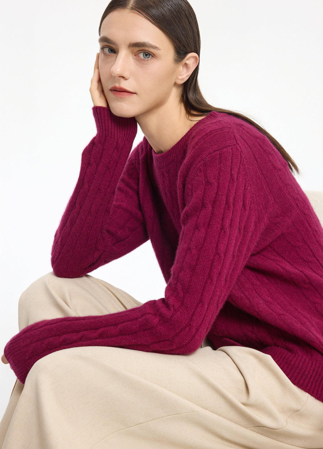 Cashmere Cable Jumper