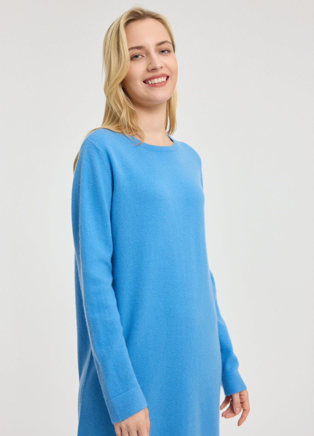 Cashmere Crew Neck Dress
