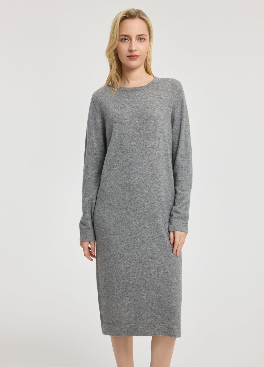 Cashmere Crew Neck Dress