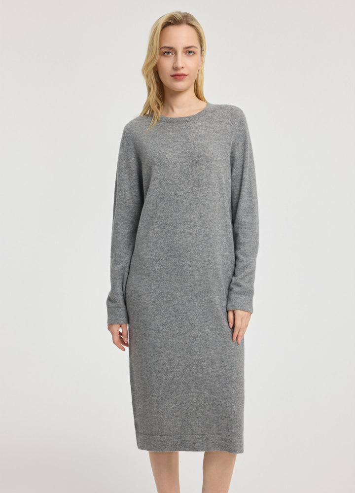 Cashmere Crew Neck Dress