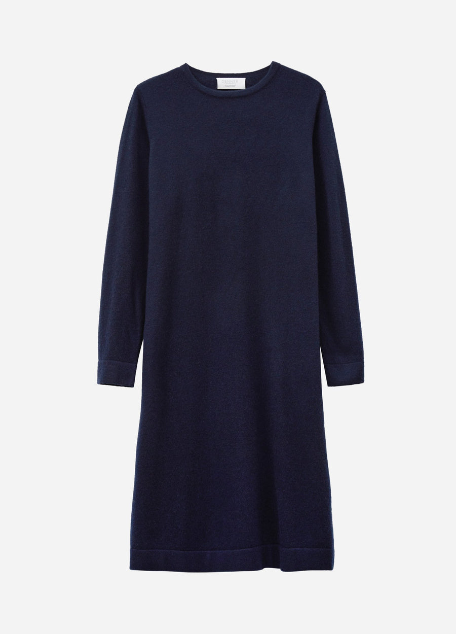 Cashmere Crew Neck Dress