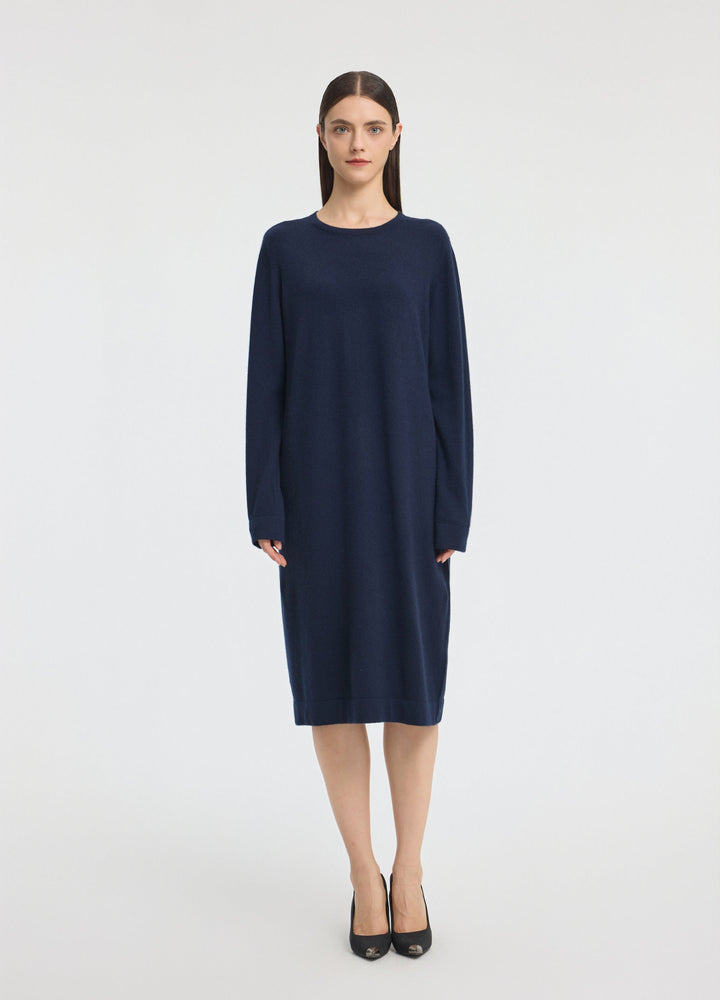Cashmere Crew Neck Dress