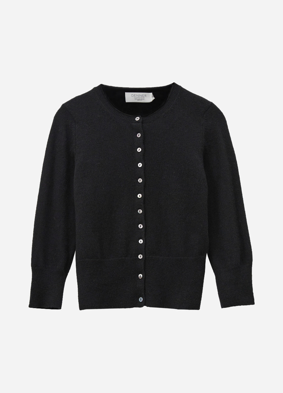 Cashmere Cropped Cardigan