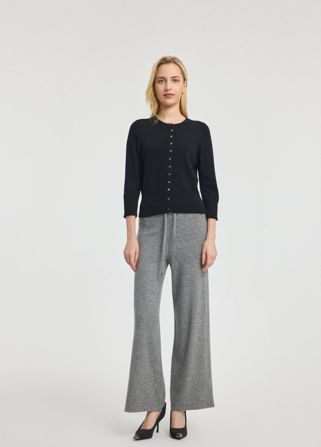 Cashmere Cropped Cardigan