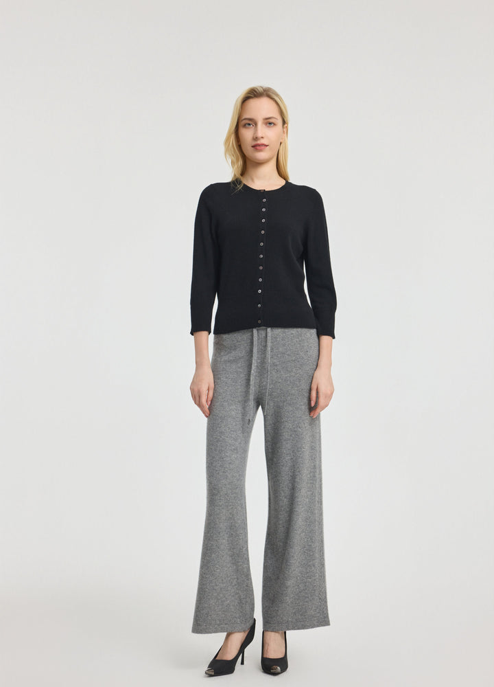 Cashmere Cropped Cardigan