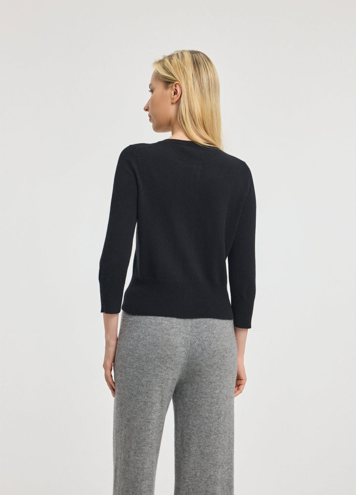 Cashmere Cropped Cardigan