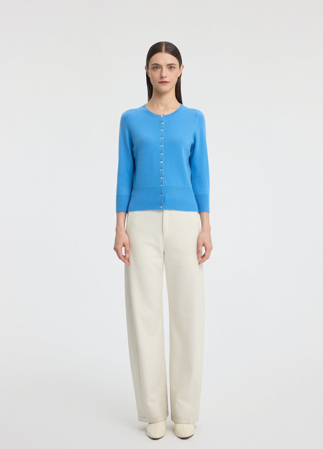 Cashmere Cropped Cardigan