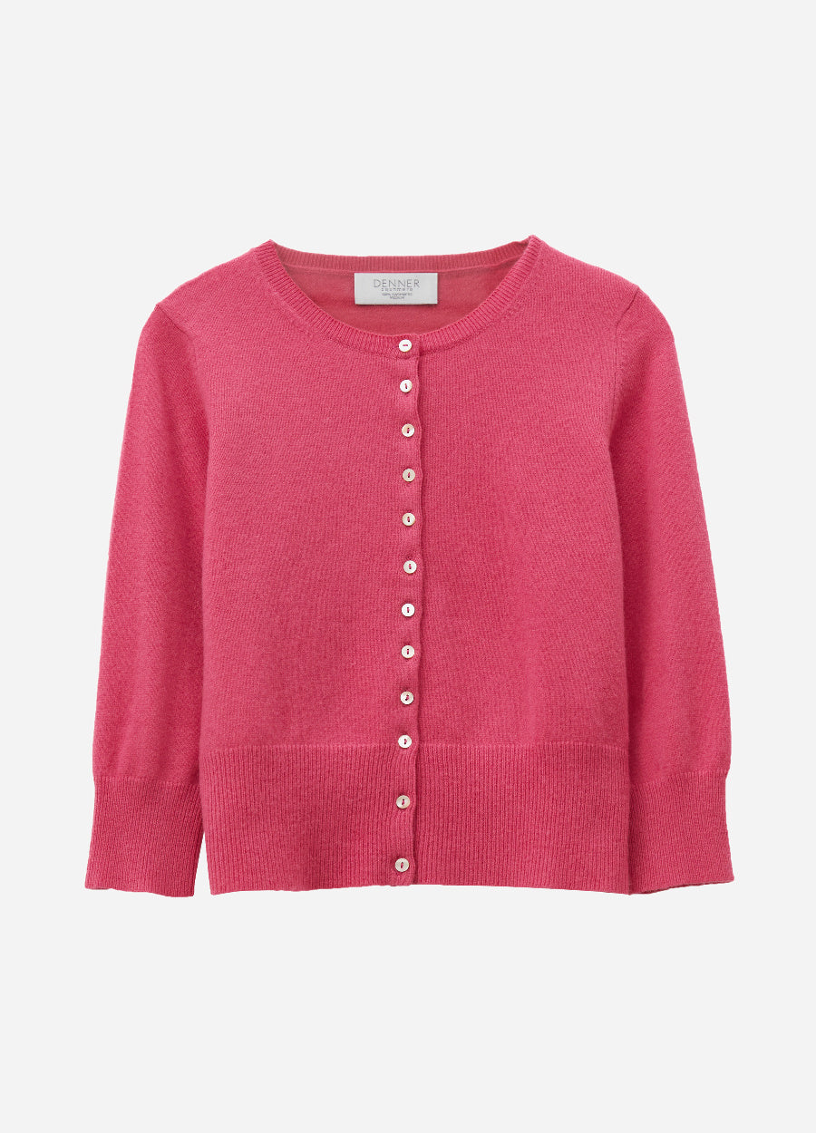 Cashmere Cropped Cardigan