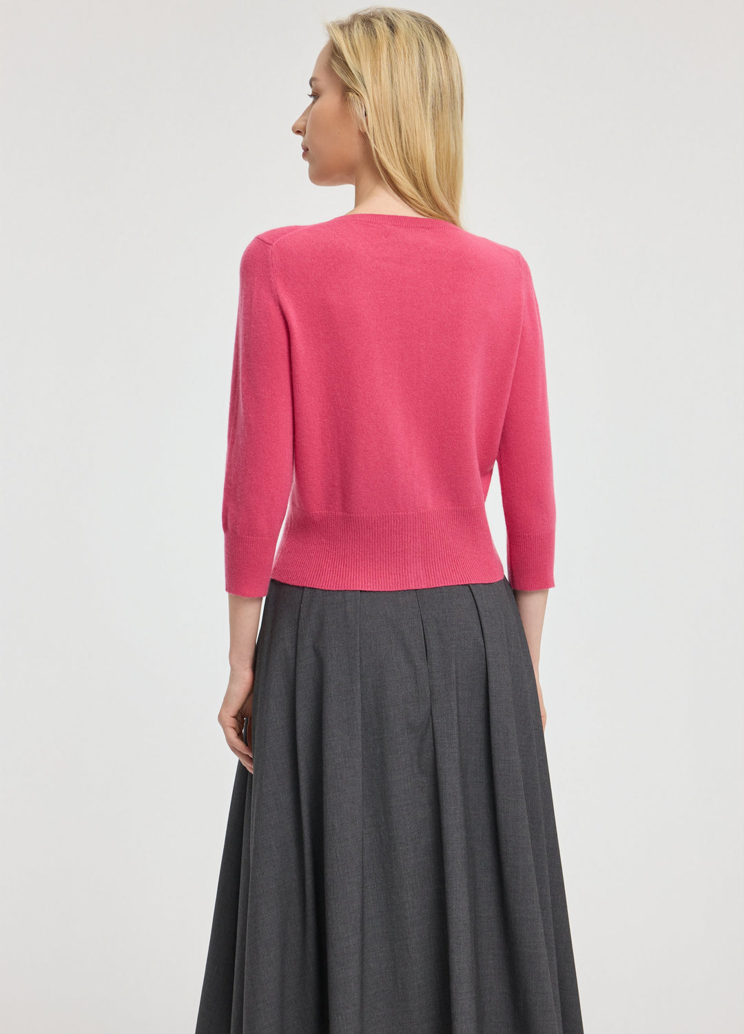 Cashmere Cropped Cardigan