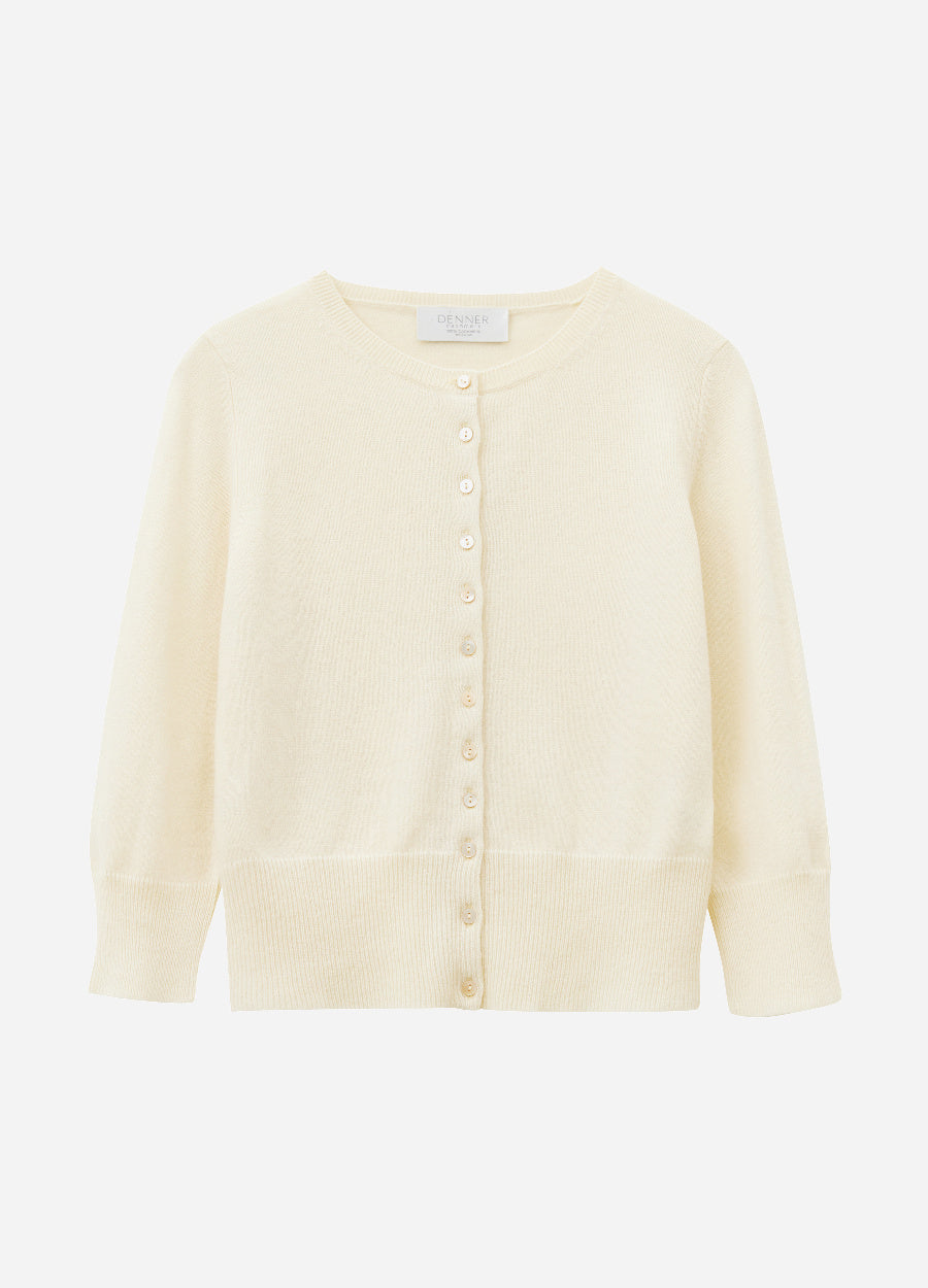 Cashmere Cropped Cardigan
