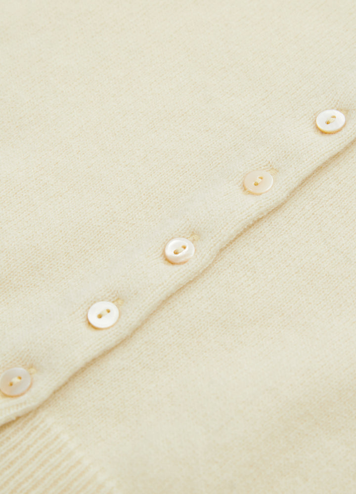 Cashmere Cropped Cardigan