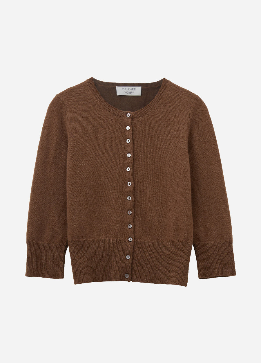 Cashmere Cropped Cardigan