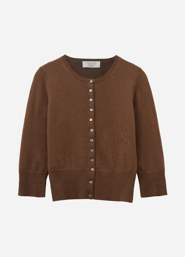 Cashmere Cropped Cardigan