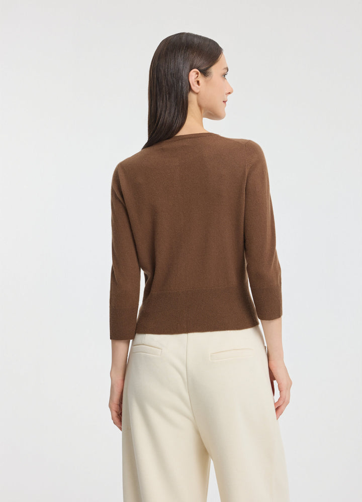 Cashmere Cropped Cardigan