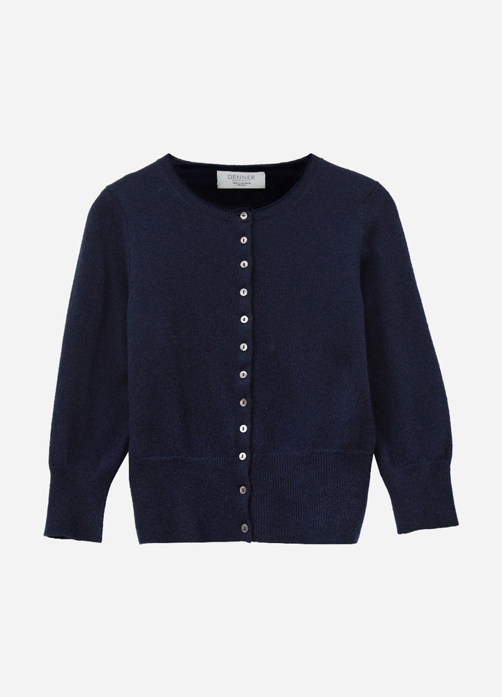 Cashmere Cropped Cardigan