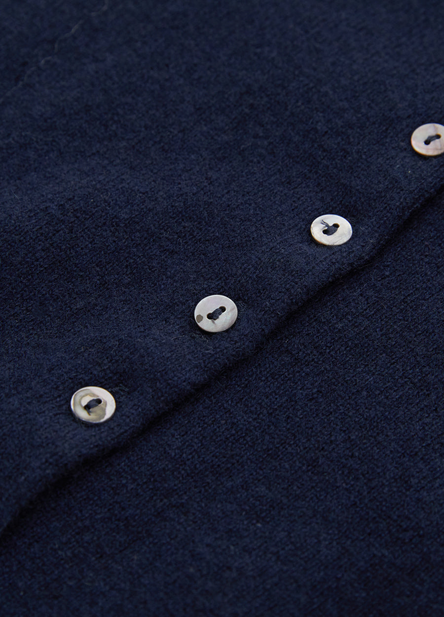 Cashmere Cropped Cardigan