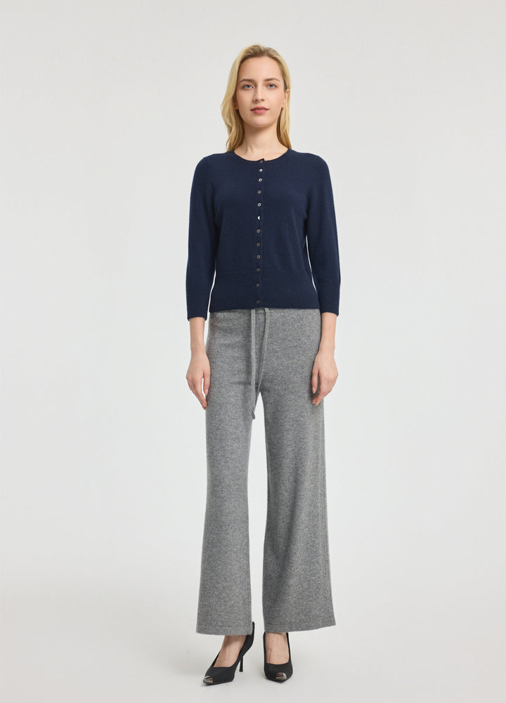 Cashmere Cropped Cardigan
