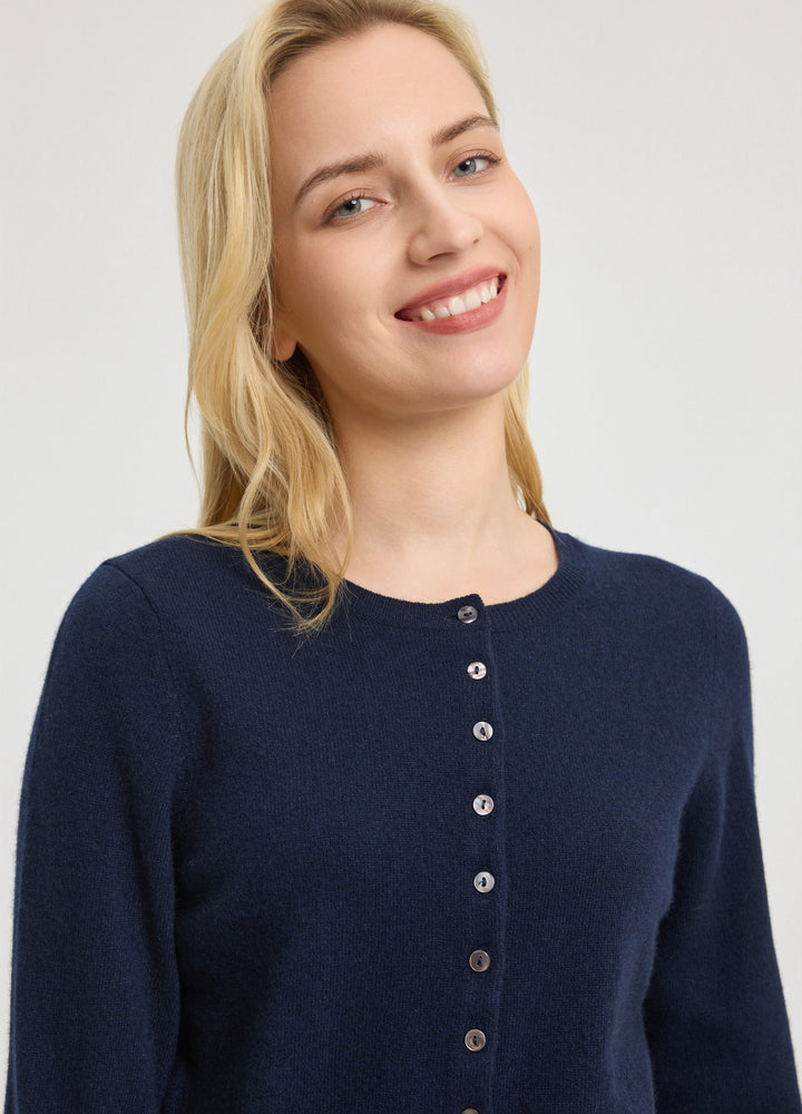 Cashmere Cropped Cardigan