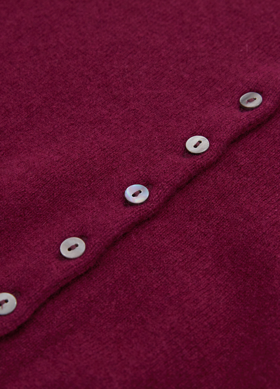 Cashmere Cropped Cardigan