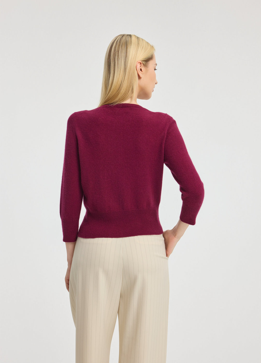 Cashmere Cropped Cardigan
