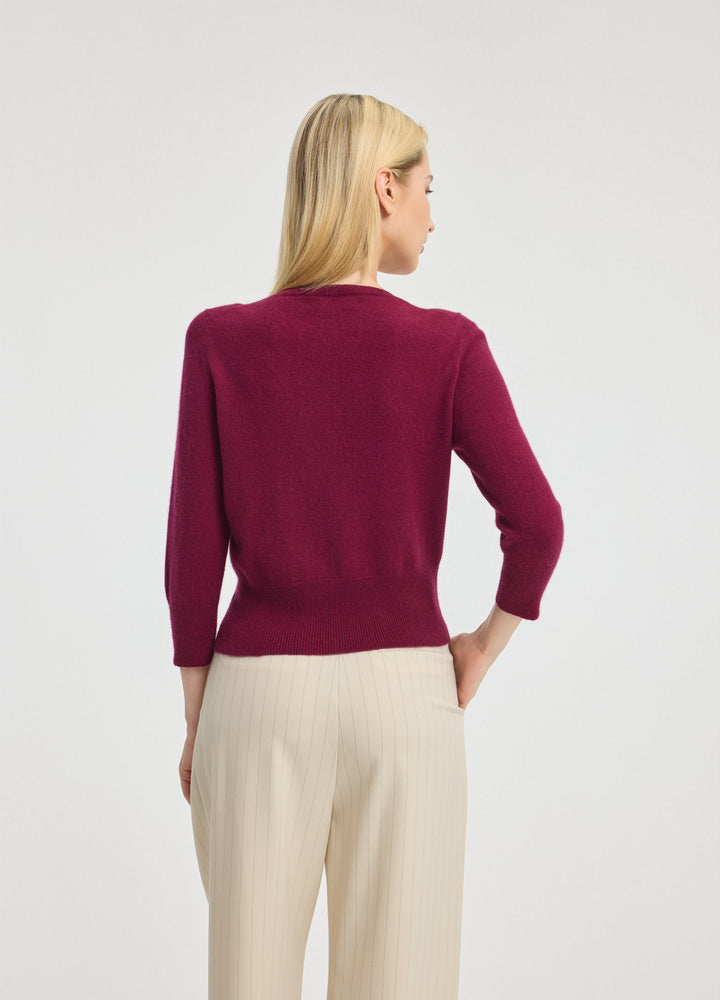 Cashmere Cropped Cardigan
