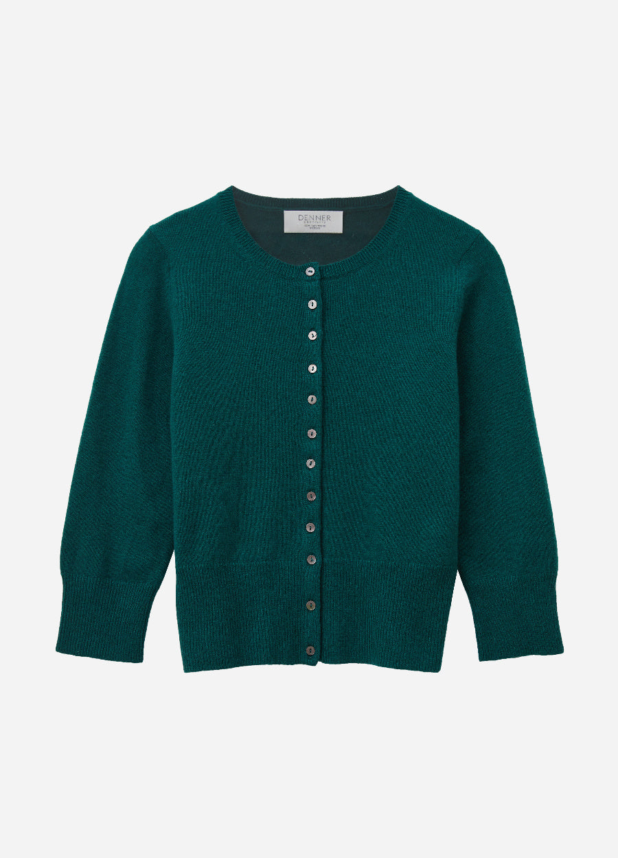 Cashmere Cropped Cardigan