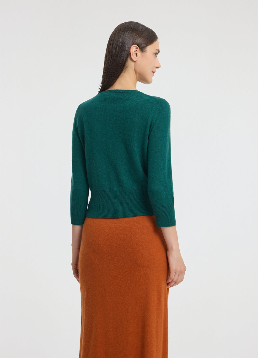 Cashmere Cropped Cardigan