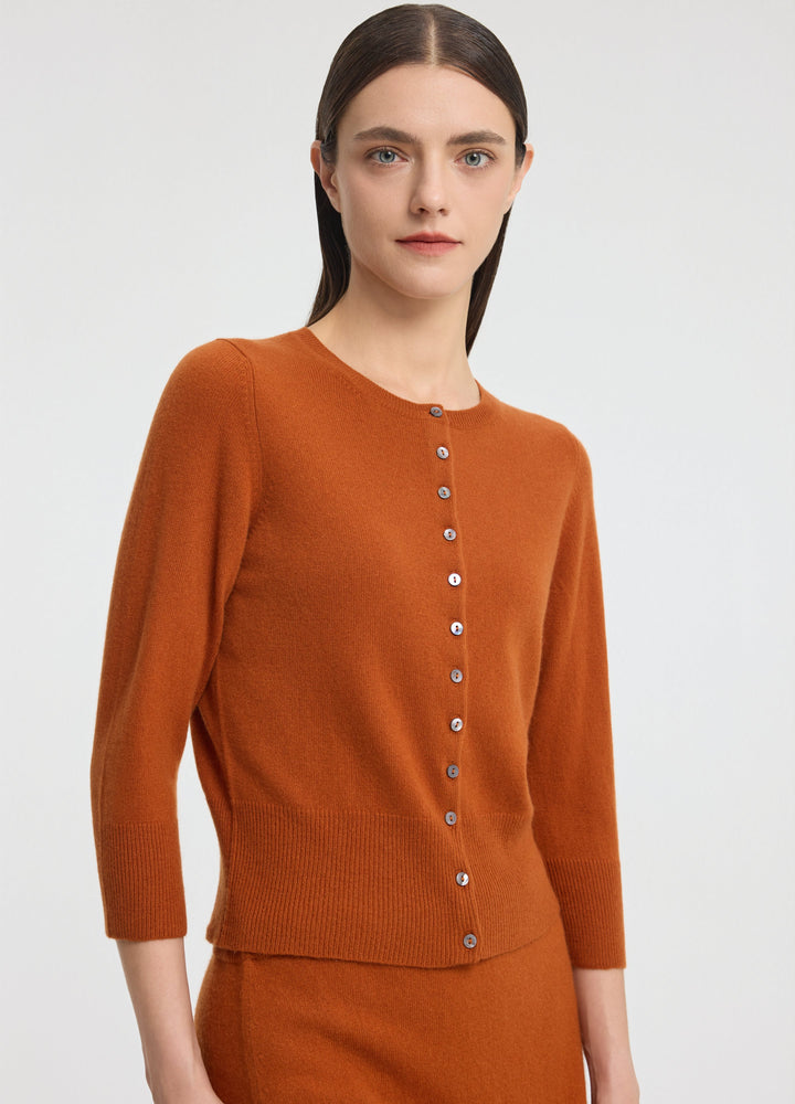 Cashmere Cropped Cardigan