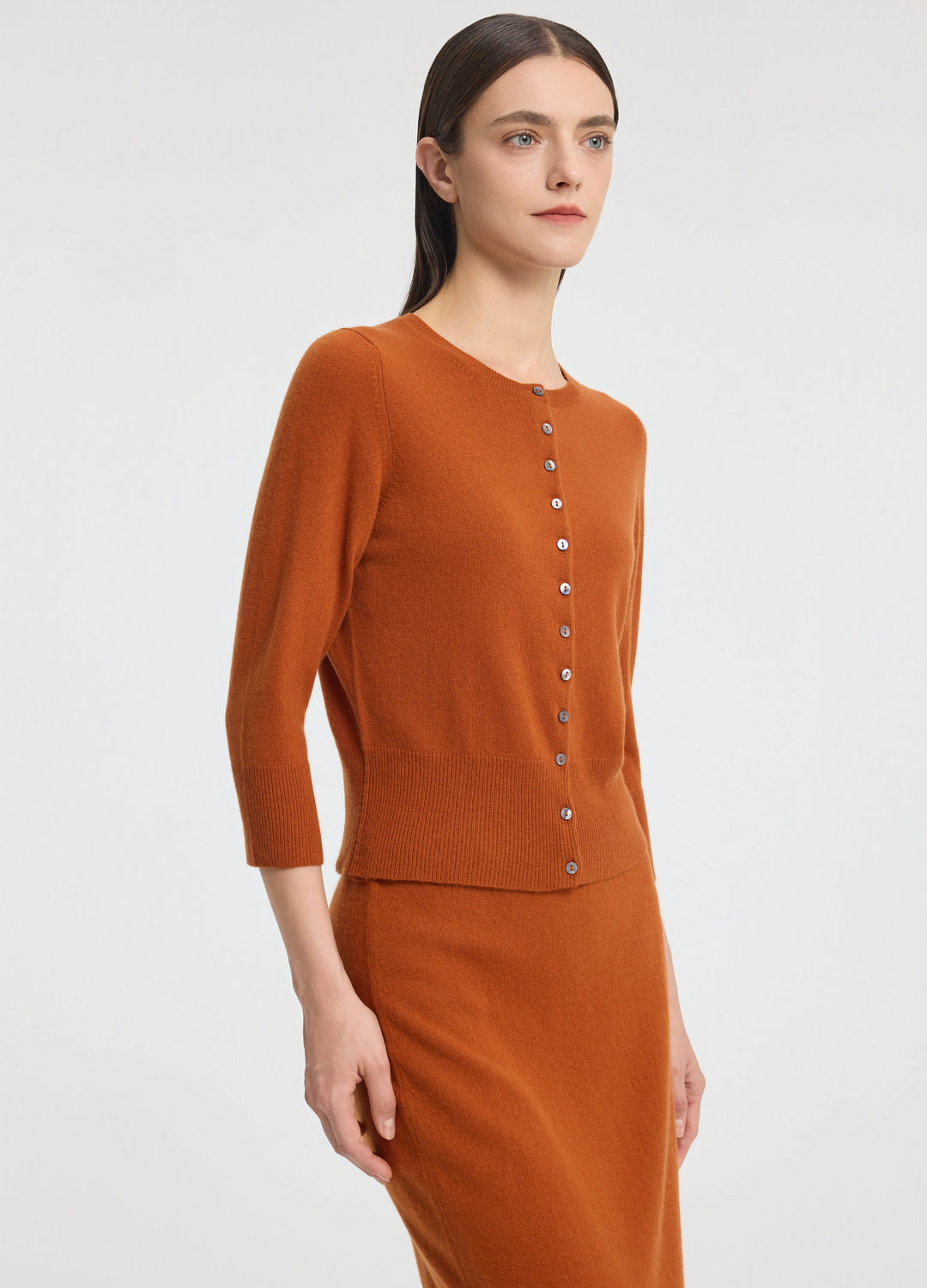 Cashmere Cropped Cardigan