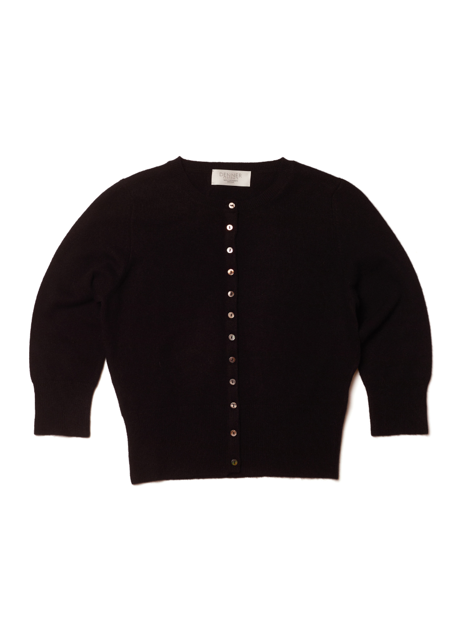 Cashmere Cropped Cardigan