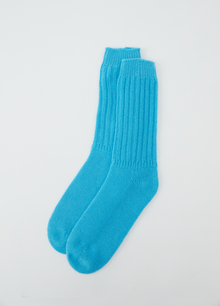Cashmere Cosy Ribbed Socks